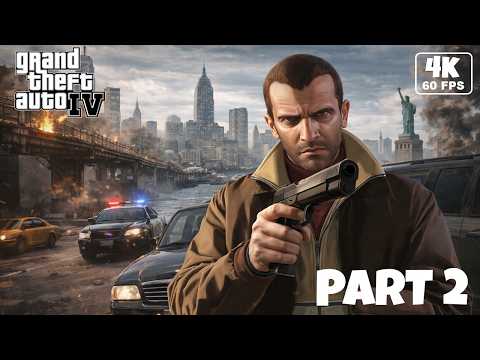 GTA 4 FUSION FIX - Gameplay Complete Walkthrough Part 2 - FULL GAME [4K 60FPS PC] No commentary
