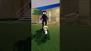 Gugugaga Penguin escape 99 NIGHTS IN FOREST CAT PRISON #roblox #shorts