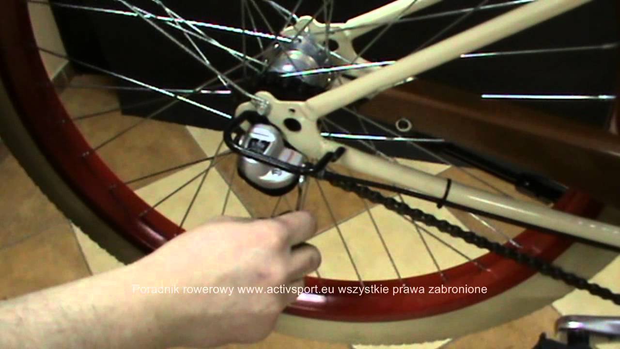 Regulacja piasty 3 biegowej Shimano Nexus - odcinek 7