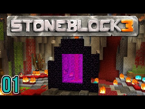 Minecraft: StoneBlock 3 Ep. 1 - Hogs