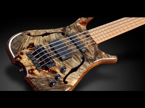 Warwick Custom Shop Masterbuilt - Infinity 5-String California Buckeyeburl Top #16-3199