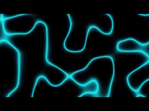 10-Hour Neon Blue Minimalist Wallpaper – Futuristic Abstract Background