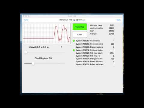 Data logging in Odrid HMI 1.6.0 (internal Beta)