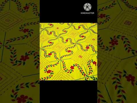 How to make nokshi katha design //   #drawingtutorial #shortsvideo #shortsviral