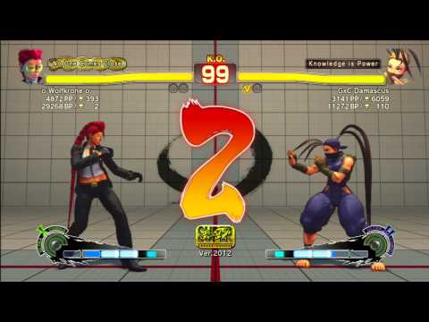 GxC Damascus(Ibuki) vs Wolfkrone (C.Viper) SSFIVAE v2012 ranked