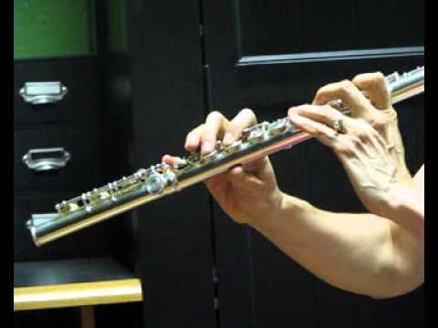 Yamaha 385II Used Flute For Sale - Low-Mid Register (Sound Demo)