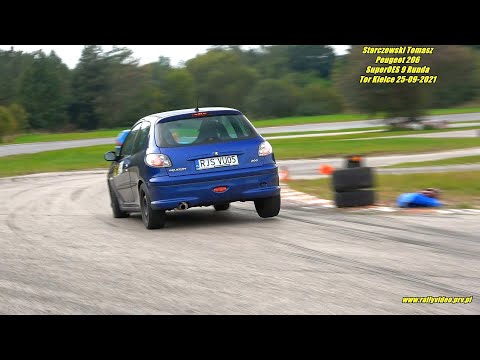 Best lap - T. Starczewski | 9 SuperOes Tor Kielce | Peugeot 206 S16 | 25.09.2021