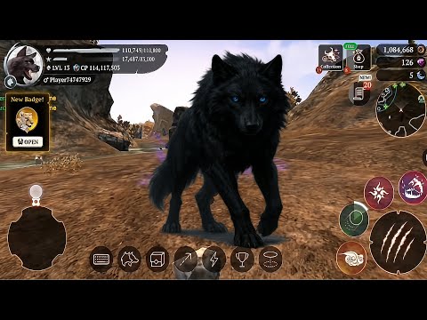 THE PLATINUM BLACK WOLF QUEST | THE WOLF: ANIMAL HUNTING GAME - YouTube