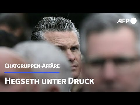 Chat-Affäre: Für Hegseth wird es eng | AFP