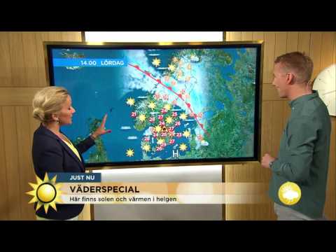 Jippie! Kan bli rekordvärme i helgen - Nyhetsmorgon (TV4)