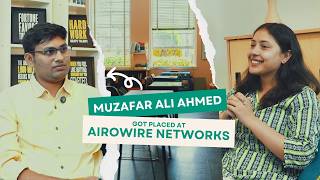 Muzafar Ali placement story — Airowire Networks