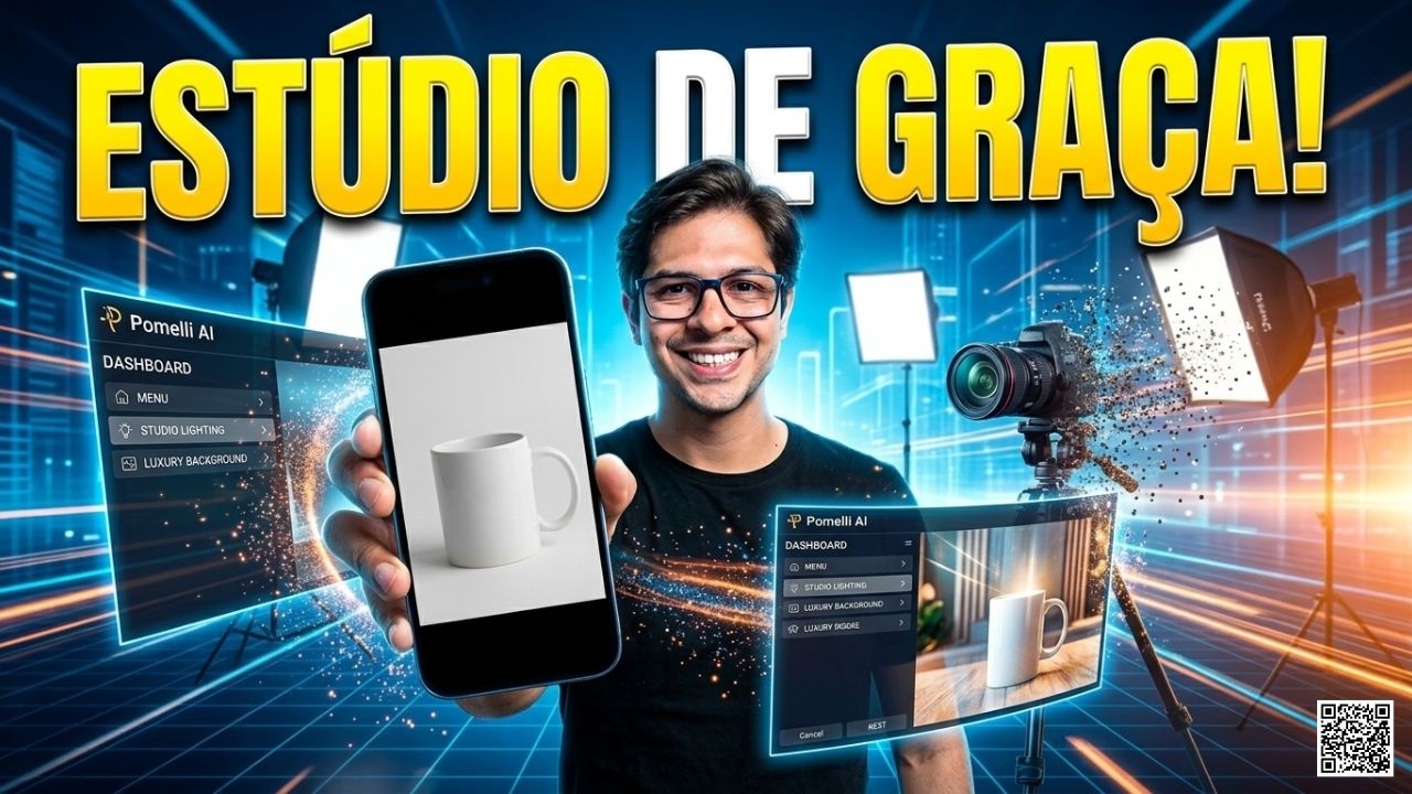 COMO CRIAR FOTOS DE PRODUTOS COM IA: Ensaio Fotográfico DE GRAÇA com Pomelli