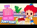 Playing Grocery Store | Playing Supermarket Song | Shopping Cart 🛒 | Playtime Songs | JunyTony