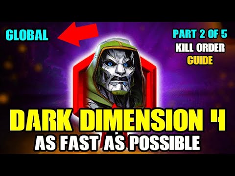 DARK DIMENSION 4 AS FAST AS POSSIBLE | KILL ORDER GUIDE | PART 2 - GLOBAL | MSF