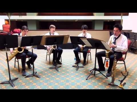 Huntsville High School Saxophone Quartet "Scherzo"