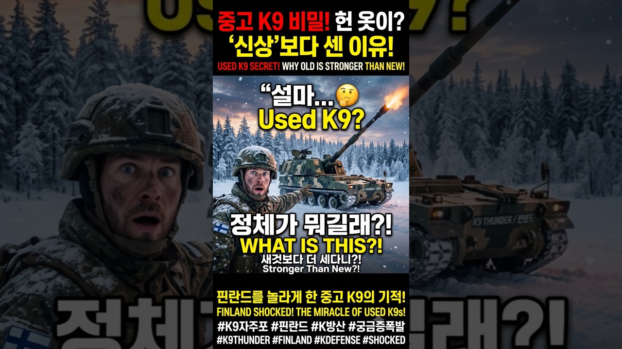 핀란드가 중고 K9 자주포를 선택한 이유