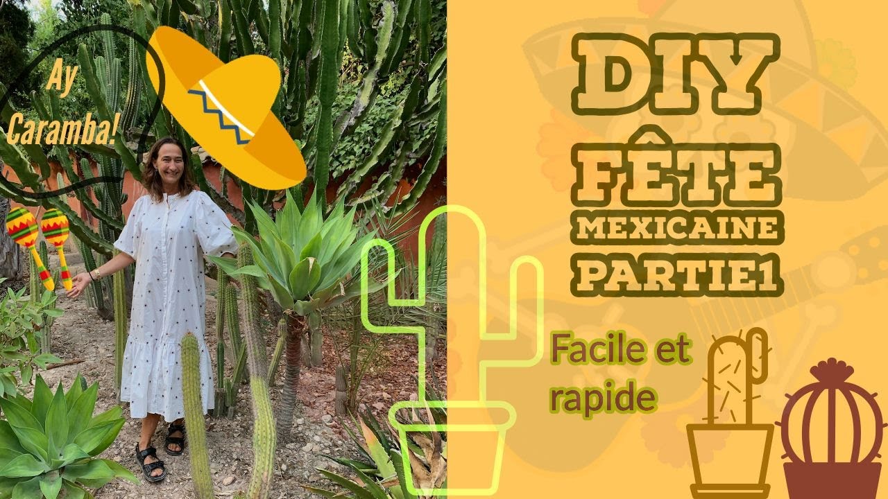 DIY POUR UNE FÊTE MEXICAINE🌵🎉(1ºPARTIE)Pas chèr et facile//MarionEvents/2022