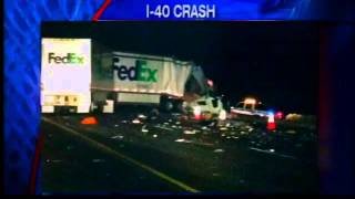preview picture of video 'I-40 crash near Grants kills one'