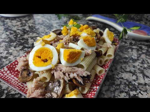 ENSALADA DE PASTA CON 4 INGREDIENTES