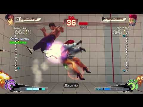 Ryukichikun (Fei Long) vs. Tonpy (Viper) - SSFIV AE 2012 Match