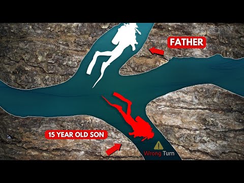 Mon fils ne voulait pas faire de plongée souterraine MAIS... La plongée souterraine a mal tourné !!!