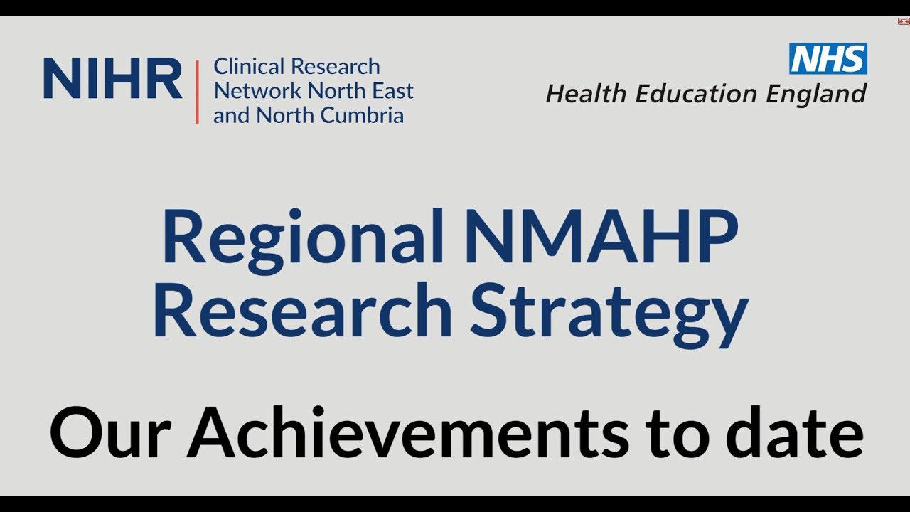 CRN NENC: NMAHP Research Update 2019/20