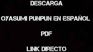 descargar oyasumi punpun pdf
