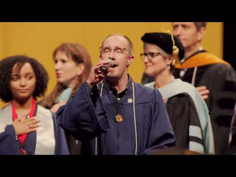 WGU 2022 Commencement in Philadelphia - National Anthem Sang by Sean Gilbert