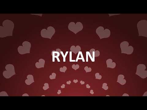 HAPPY BIRTHDAY RYLAN