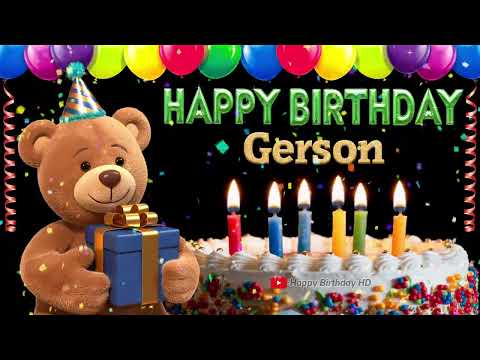 Gerson Happy birthday To You - Happy Birthday song name Gerson 🎁 🎂