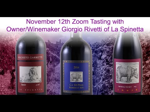 Giorgio Rivetti la Spinetta Wine Tasting