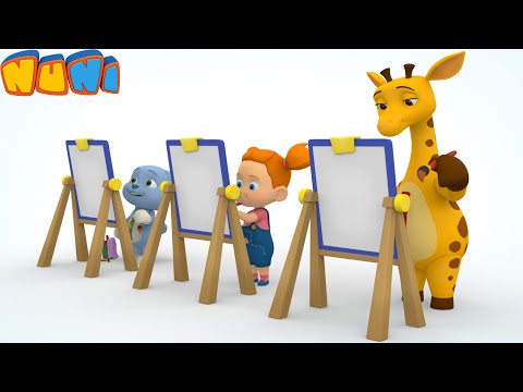NuNi – Animation for toddlers | Teddy Bear Drawing