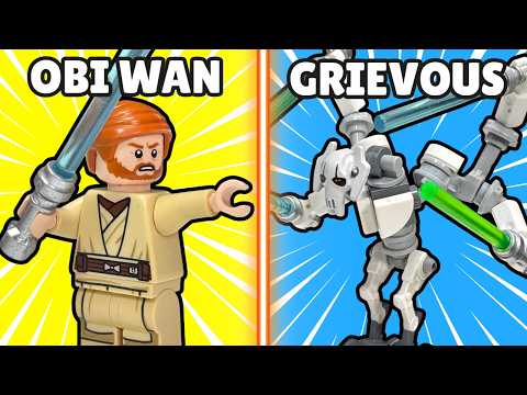 I Built EVERY Obi-Wan vs General Grievous Lightsaber Duel in LEGO