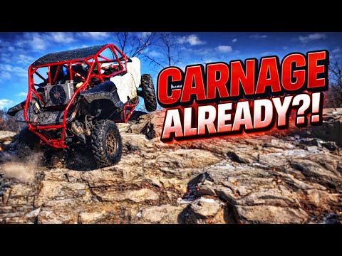 CARNAGE ALREADY?! Turbo YXZ and RZR Pro S Testing at Badlands Offroad Park