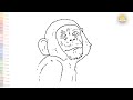 Naturally Curious Jane Goodall Observation Journal Chimpanzee Drawing Draw Easily Chimpanzee Face