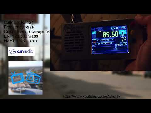 FM DX [tropo]: 89.5 KJCC Carnegie, OK "CSN Radio" - Legal ID (2/8/2025)