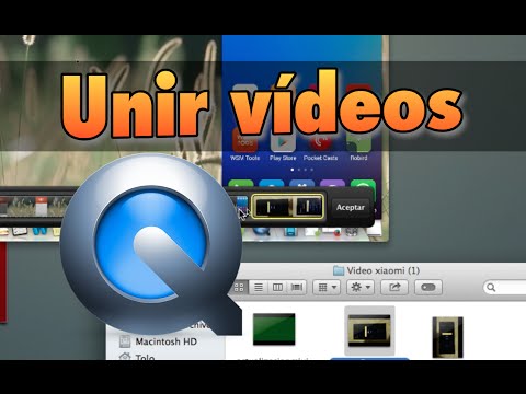 Unir vídeos con QuickTime