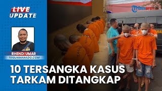 Polda Sulawesi Utara Gelar Press Release Kasus Keributan di Kelurahan Banjer, Sebut Ada Serang Batu