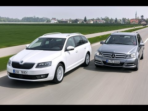 Skoda Octavia Combi vs. Mercedes C-Class Estate