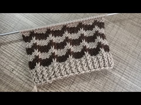 Colorful men's sweater model