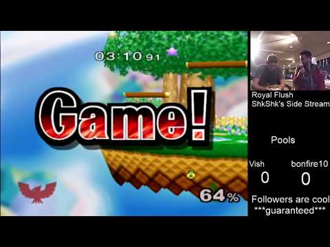 Royal Flush SSBM Pools: bonfire10 vs Vish