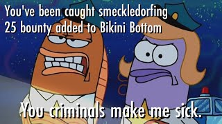 SpongeBob commits crimes against Skyrim and her people