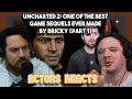 Uncharted 2: One of the BEST Game Sequels EVER Made by Bricky (Part 1) I Actors React