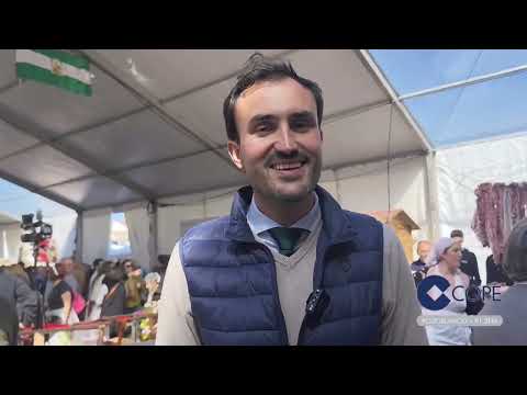 Alcalde de Villanueva de Córdoba en la Fiesta de la Matanza
