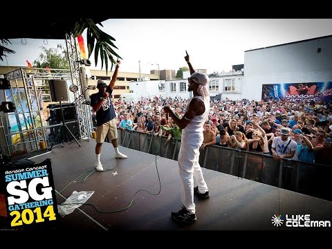 Stormin Stage Show @ Summer Gathering 2014 with DJ Cotesy. Stormin & Bushkin