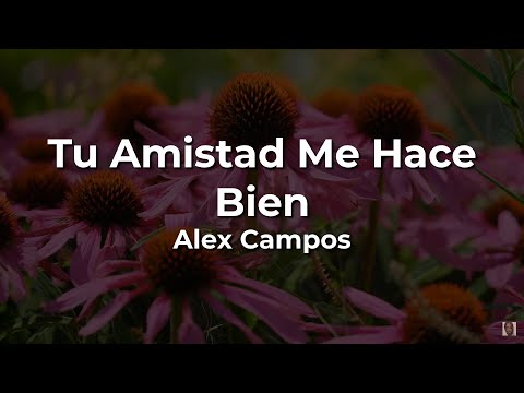 🛐Alex Campos🛐Tu Amistad Me Hace Bien 🛐  (Letra/Lyrics)