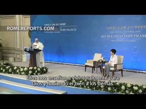  Papa a autoridades surcoreanas: El mundo está cansado de las guerras