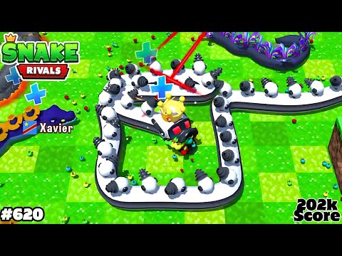 Snake Rivals ||  CYBER DUCK ||  202k Score || TheBeastGaming840