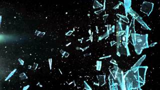 Shattering Glass Pane with Slingshot in Slow Motion Slow Mo HD Video Catapult Band and Glass Shards