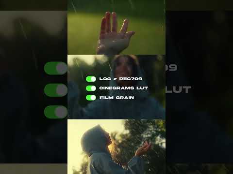 Before vs After 🎨 LUTs in bio! #cinematography #filmmaker #filmmaking #colorgrade #luts